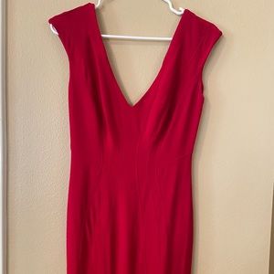 elegant red dress